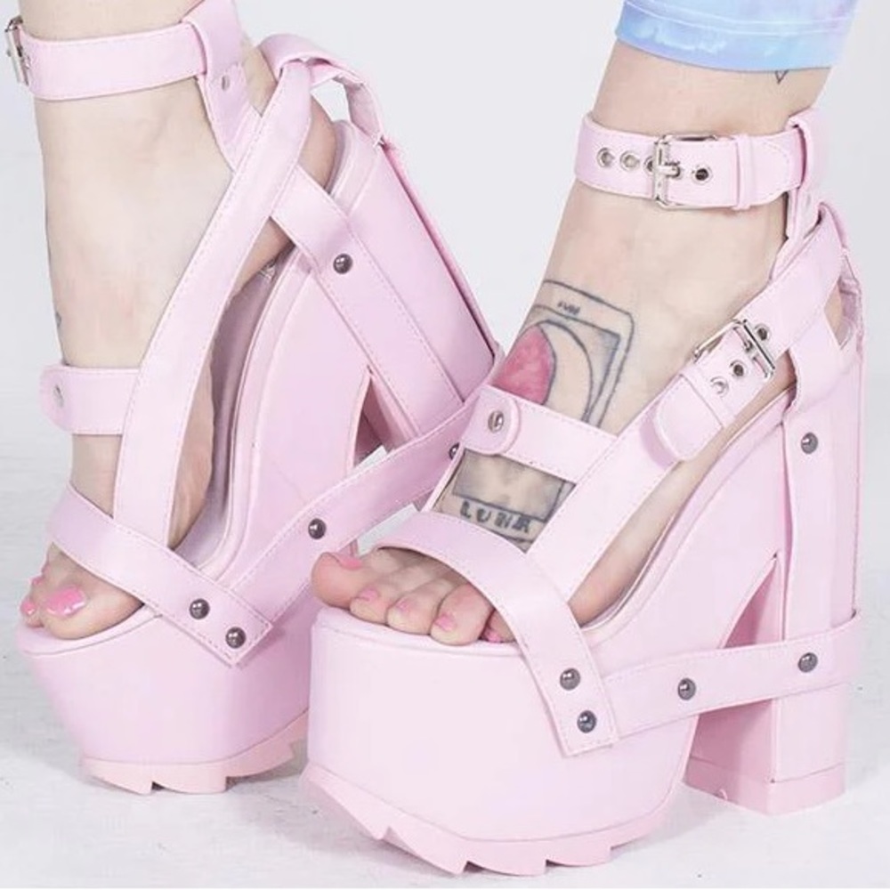 YRU Pink Nightcall Heels